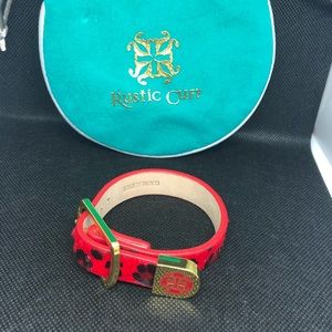 2 rustic cuff bracelets